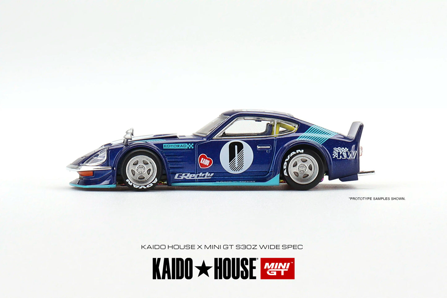 Datsun Fairlady Z Blue - KAIDO HOUSE Mini GT - Scala 1/64 KHMG024