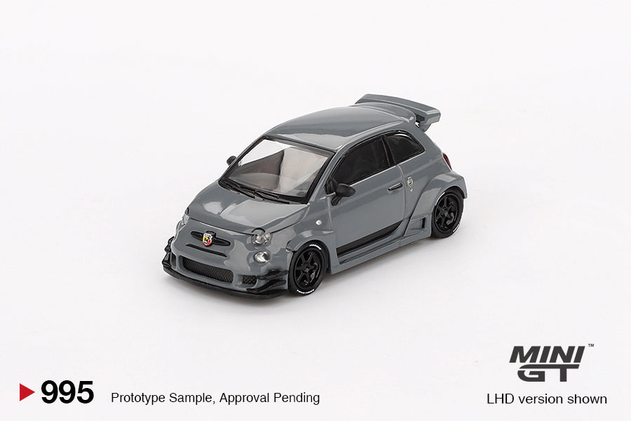 Abarth 595 LB-WORKS x Abas Works Grey - Mini GT - Scala 1/64 MGT00995-L