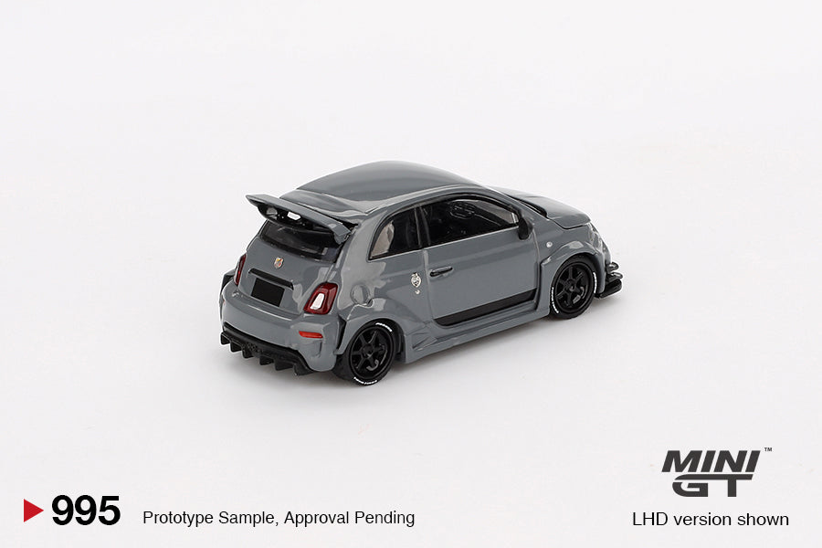 Abarth 595 LB-WORKS x Abas Works Grey - Mini GT - Scala 1/64 MGT00995-L