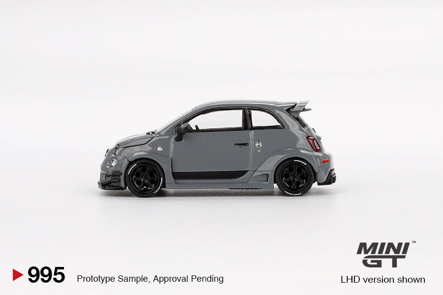 Abarth 595 LB-WORKS x Abas Works Grey - Mini GT - Scala 1/64 MGT00995-L