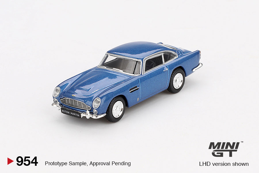 Aston Martin DB5 Sierra Blue (LHD) - Mini GT - Scala 1/64 MGT00954-L