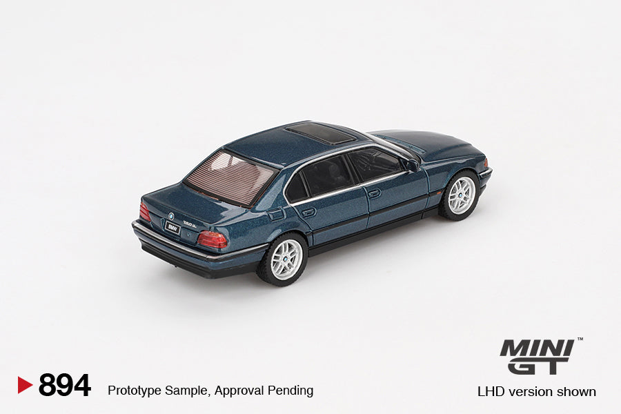 BMW 750IL Sorrento Blue Metallic - Mini GT - Scala 1/64 MGT00894-L