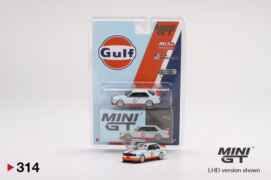 BMW M3 Gulf - Mini GT - Scala 1/64 MGT00314-BL – Borgeseidea