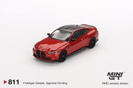 BMW M4 Competition (G82) Sakhir Orange - Mini GT - Scala 1/64 MGT00811-L