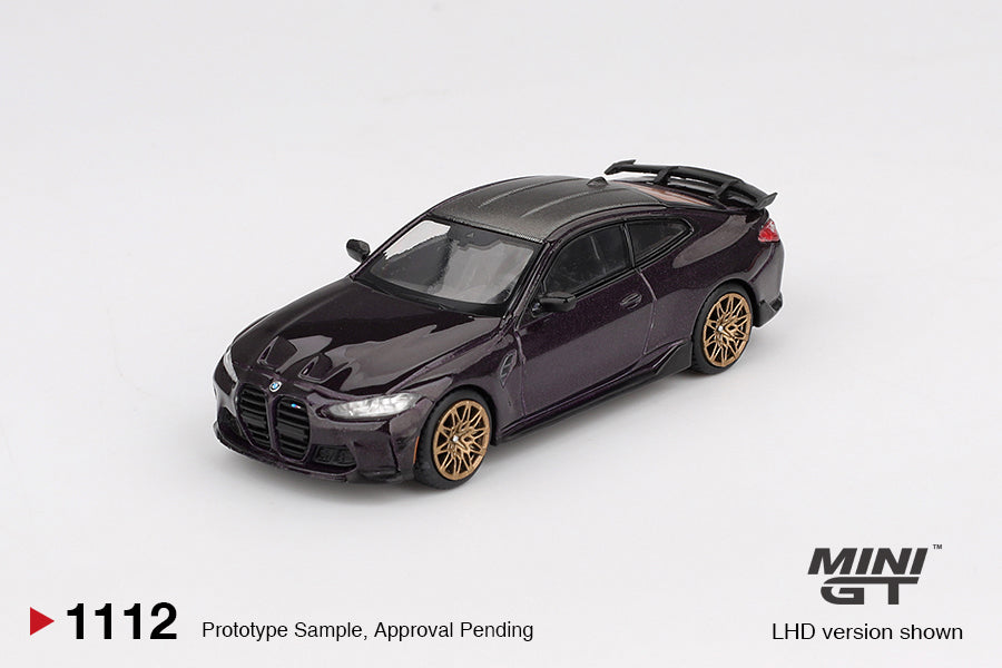 BMW M4 M-Performance (G82) Daytona Violet - Mini Gt - Scala 1/64 MGT01112-L