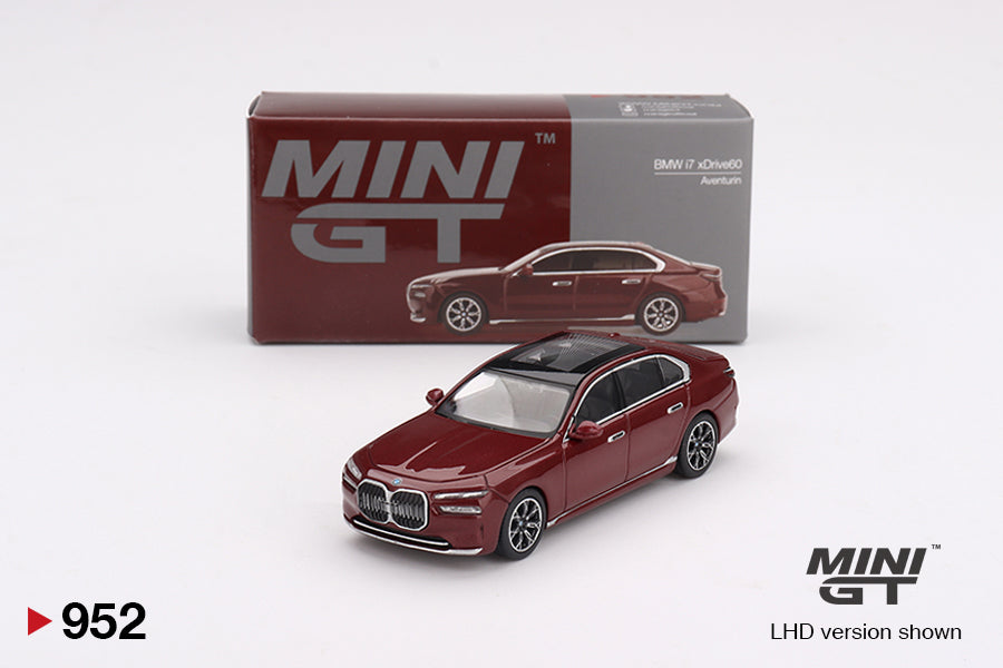 BMW i7 xDrive60 Aventurin - Mini GT - Scala 1/64 MGT00952-L