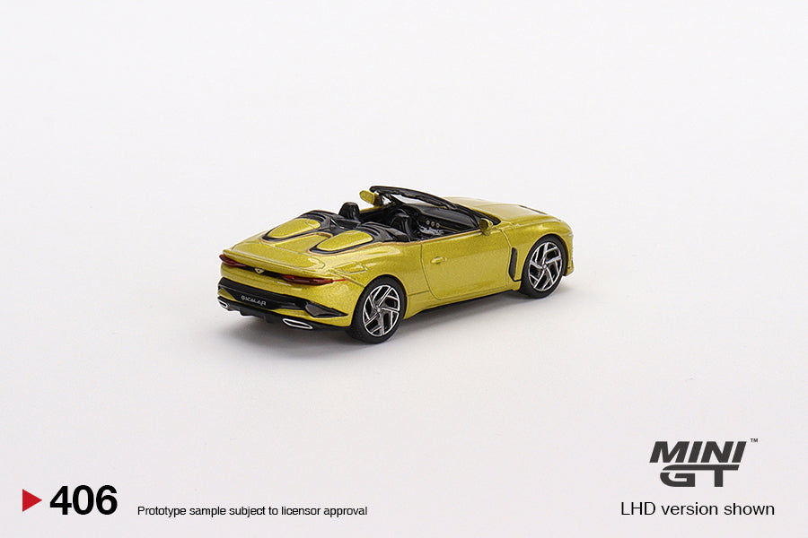 Bentley Mulliner Bacalar Yellow Flame - Mini GT - Scala 1/64 MGT00406-L