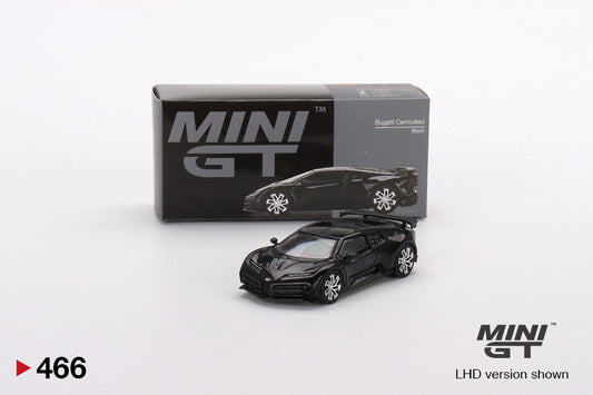 Bugatti Centodieci Black - Mini GT - Scala 1/64 MGT00466