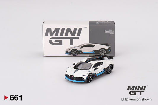 Bugatti Divo White - Mini GT - Scala 1/64 MGT00661