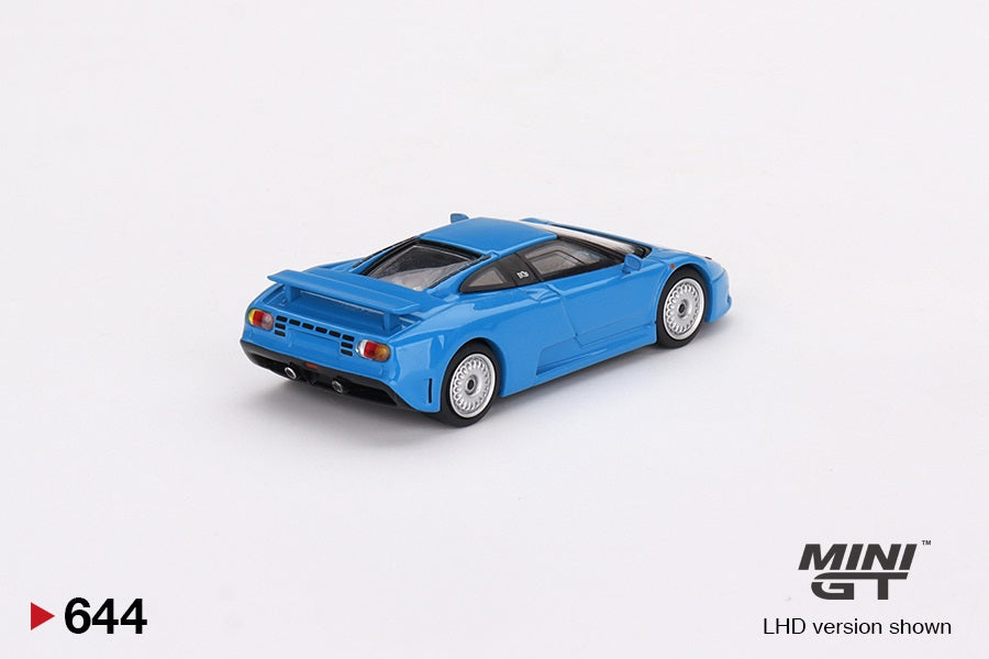 Bugatti EB110 GT Blu Bugatti - Mini GT - Scala 1/64 MGT00644