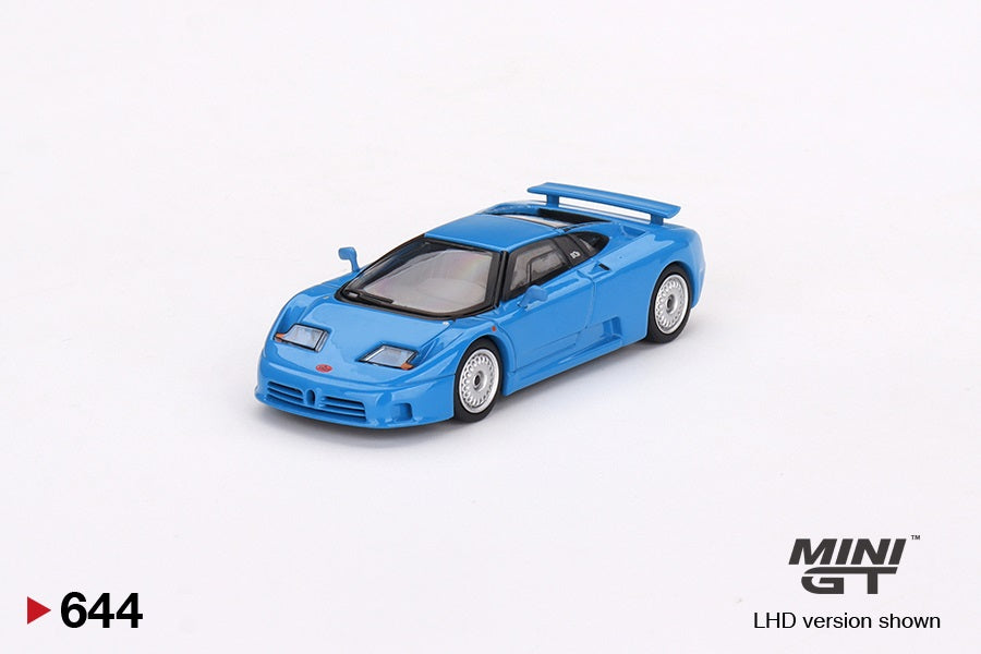 Bugatti EB110 GT Blu Bugatti - Mini GT - Scala 1/64 MGT00644