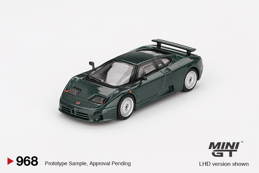 Bugatti EB110 GT Verde Scuro - Mini GT - Scala 1-64 MGT00968-L