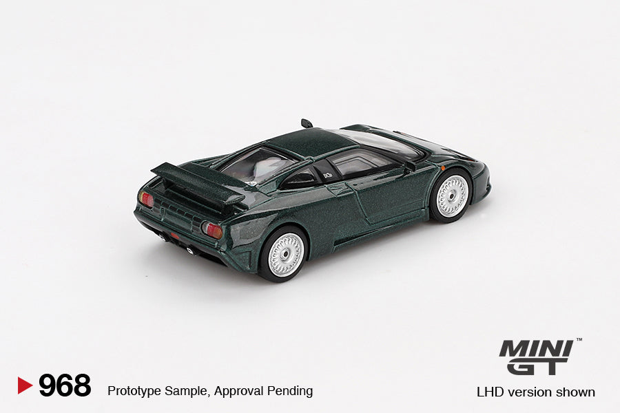 Bugatti EB110 GT Verde Scuro - Mini GT - Scala 1-64 MGT00968-L
