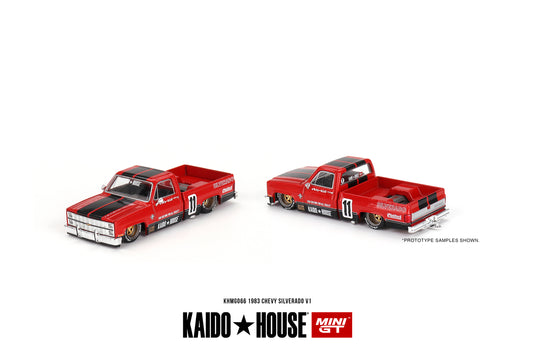 Chevrolet Silverado KAIDO V1 - KAIDO HOUSE Mini GT - Scala 1/64 KHMG066