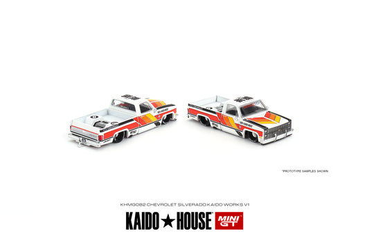 Chevrolet Silverado KAIDO WORKS V1 - KAIDO HOUSE Mini GT - Scala 1/64 KHMG082