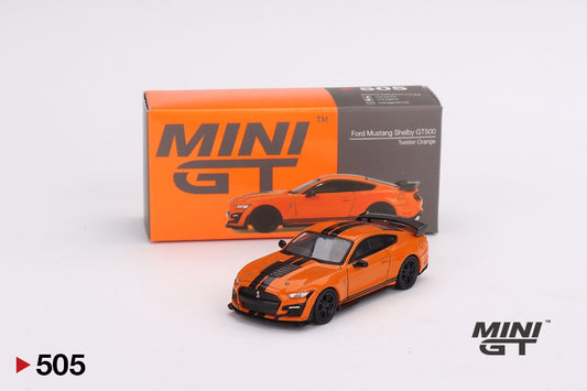 Ford Mustang Shelby GT500 Twister Orange - Mini GT - Scala 1/64 MGT00505 RDH