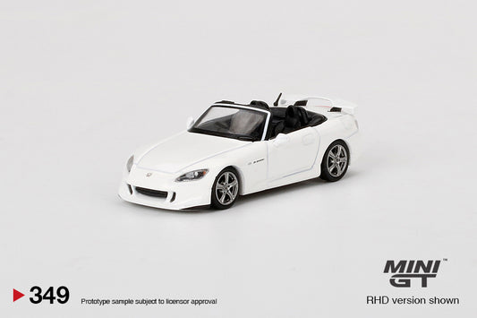 Honda S2000 (AP2) Type S Grand Prix White RHD - Mini GT - Scala 1/64 MGT00349-R