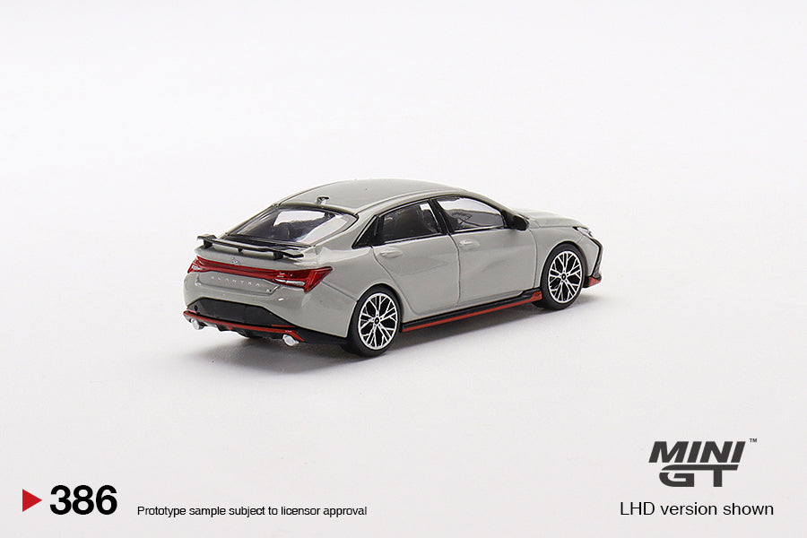 Hyundai Elantra N Cyber Grey Metallic - Mini GT - Scala 1/64 MGT00386-L