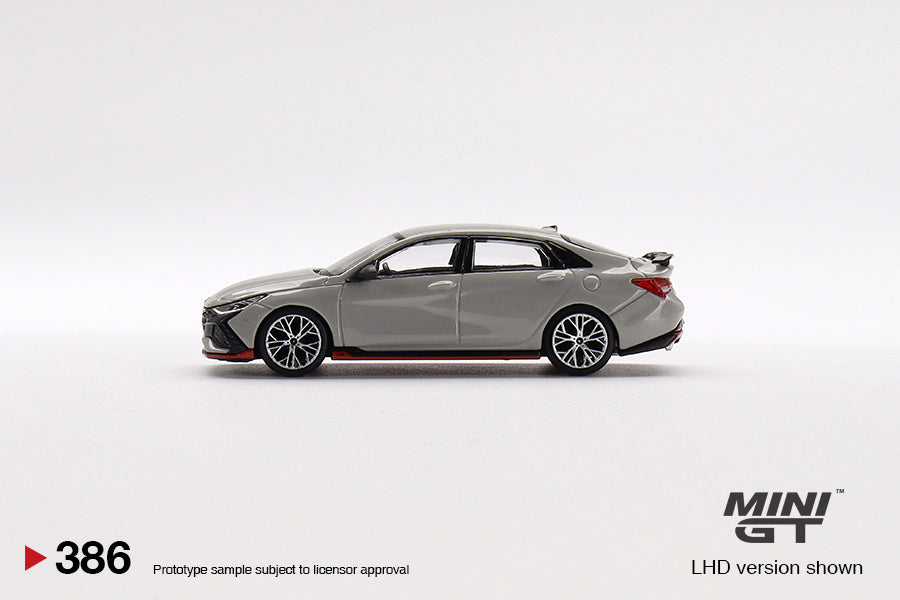 Hyundai Elantra N Cyber Grey Metallic - Mini GT - Scala 1/64 MGT00386-L