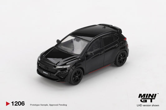 Hyundai KONA N Phantom Black 2022 - Mini GT - Scala 1/64 MGT01206-L