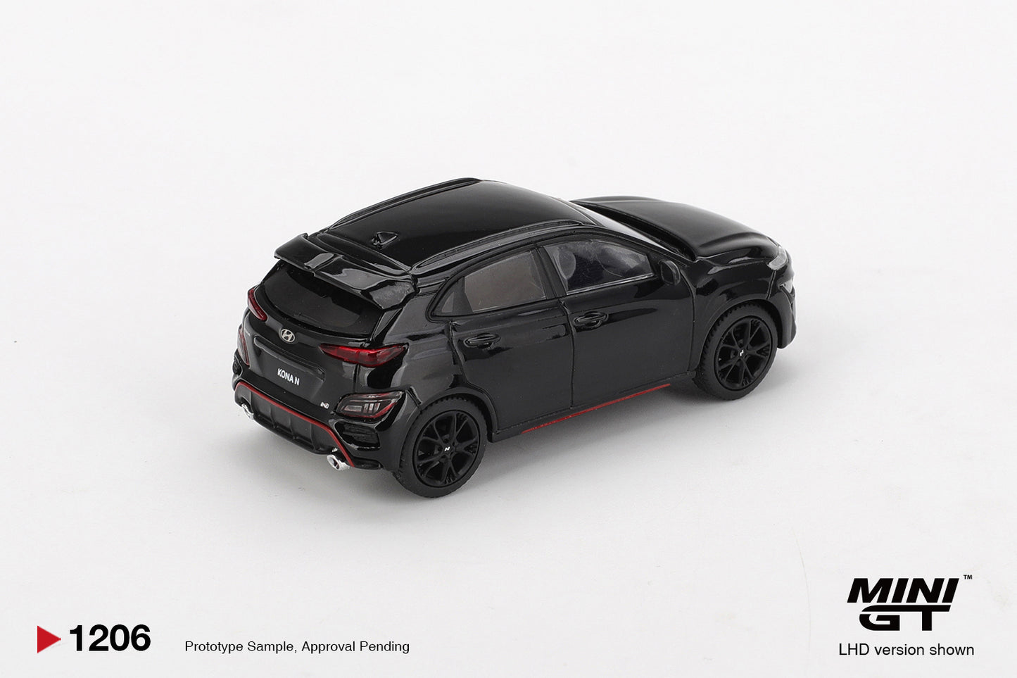 Hyundai KONA N Phantom Black 2022 - Mini GT - Scala 1/64 MGT01206-L