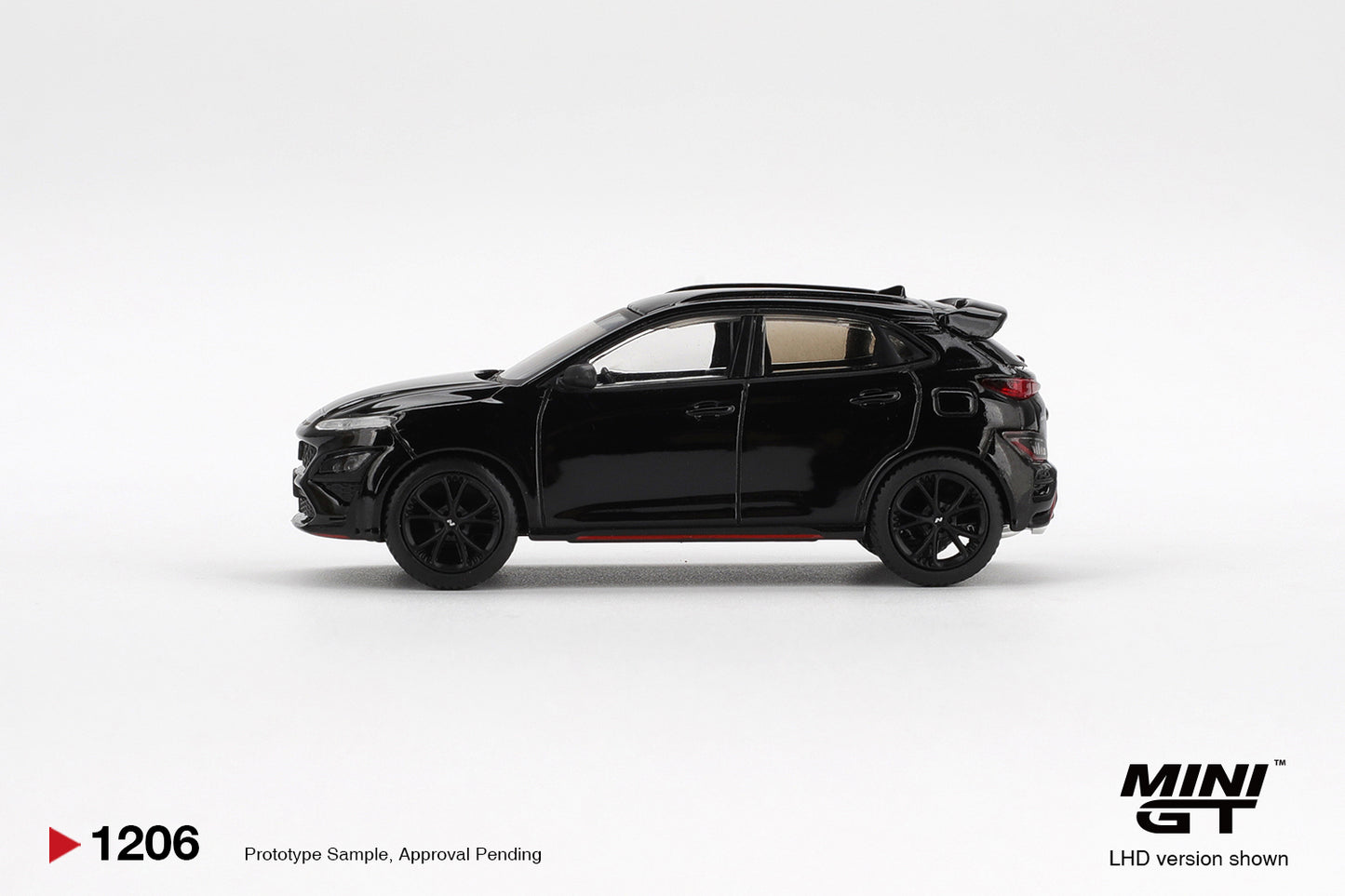 Hyundai KONA N Phantom Black 2022 - Mini GT - Scala 1/64 MGT01206-L