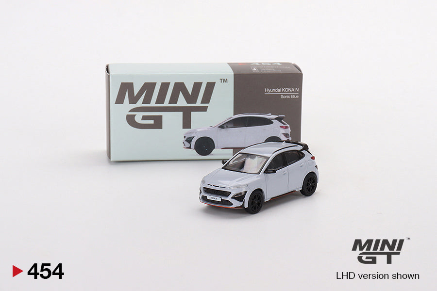 Hyundai KONA N Sonic Blue - Mini GT - Scala 1/64 MGT00454-L