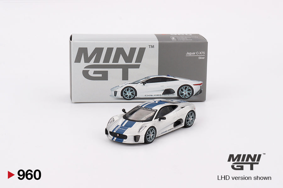 Jaguar C-X75 Silver - Mini GT - Scala 1/64 MGT00960-L