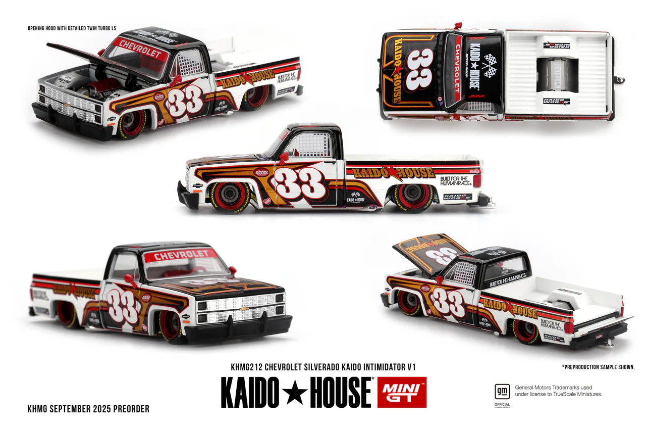 Chevrolet Silverado KAIDO Intimidator VI - Mini GT Kaido House - Scala 1/64 KHMG212