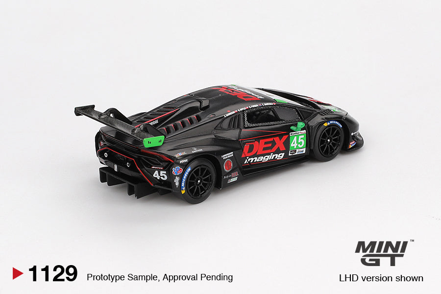 Lamborghini Huracán GT3 EVO2 #45 No.45 DEX Imaging - Mini GT - Scala 1/64 MGT01129-L