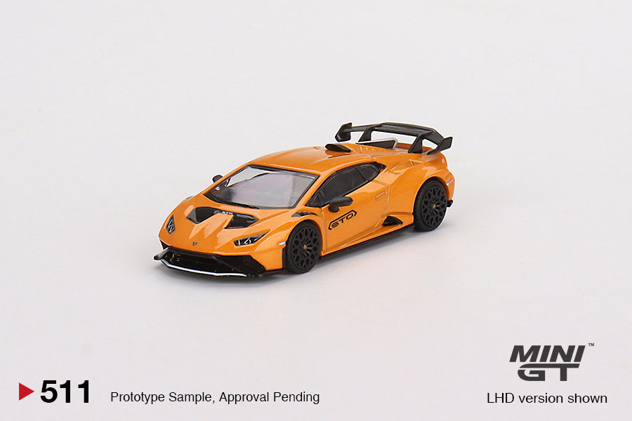 Lamborghini Huracán STO Arancio Borealis - Mini Gt - Scala 1/64 MGT00511-L