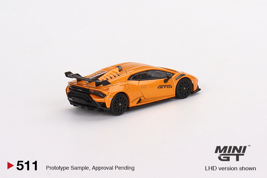 Lamborghini Huracán STO Arancio Borealis - Mini Gt - Scala 1/64 MGT00511-L