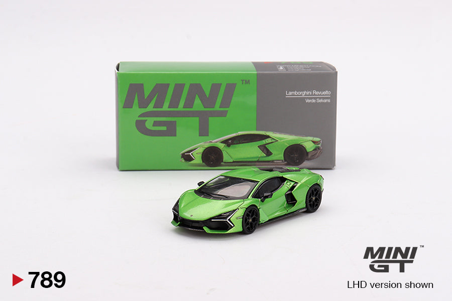 Lamborghini Revuelto Verde Selvans - Mini GT - Scala 1/64 MGT00789