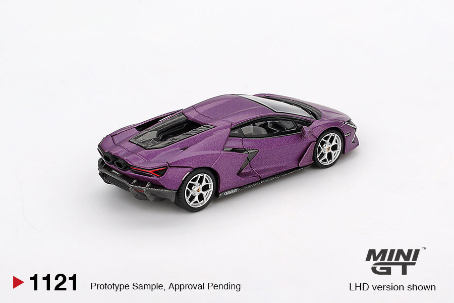 Lamborghini Revuelto Viola 30th Matte - Mini GT - Scala 1/64 MGT01121-L