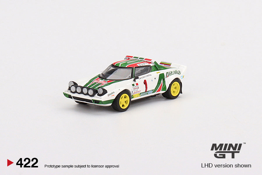 Lancia Stratos HF 1977 Rally MonteCarlo Winner #1 - Mini GT - Scala 1/64 MGT00422