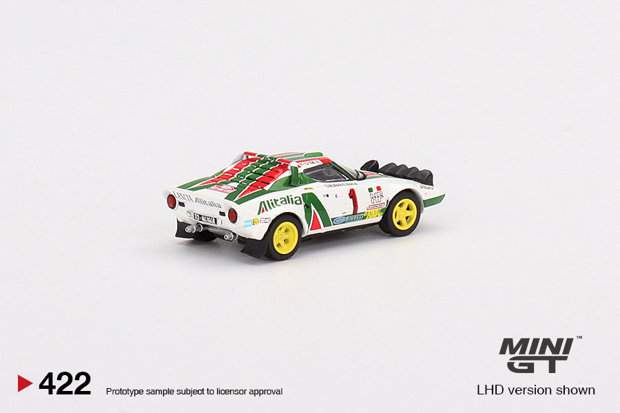 Lancia Stratos HF 1977 Rally MonteCarlo Winner #1 - Mini GT - Scala 1/64 MGT00422