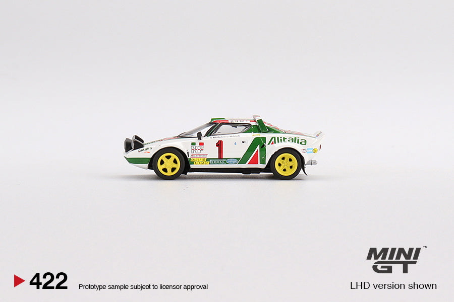 Lancia Stratos HF 1977 Rally MonteCarlo Winner #1 - Mini GT - Scala 1/64 MGT00422