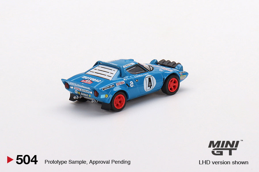 Lancia Stratos HF 1979 Rally MonteCarlo Winner #4 - Mini GT - Scala 1/64 MGT00504