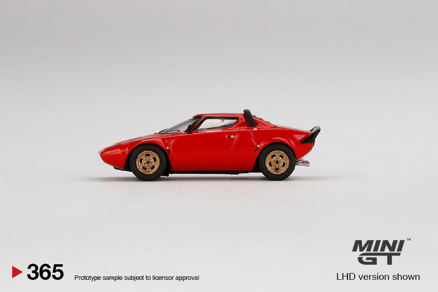 Lancia Stratos HF Stradale Rosso Arancio LDH - Mini GT - Scala 1/64 MGT00365-MJ Blister