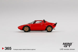 Lancia Stratos HF Stradale Rosso Arancio LDH - Mini GT - Scala 1/64