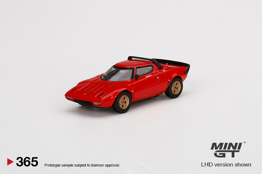 Lancia Stratos HF Stradale Rosso Arancio LDH - Mini GT - Scala 1/64 MGT00365-MJ Blister