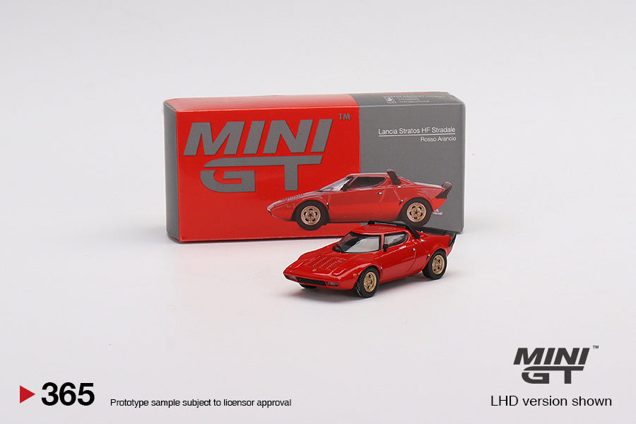 Lancia Stratos HF Stradale Rosso Arancio LDH - Mini GT - Scala 1/64 MGT00365-MJ Blister