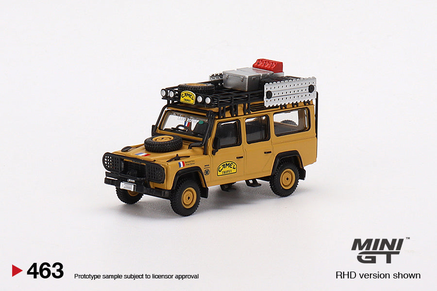 Land Rover Defender 110 1989 Camel Trophy Amazon Team France - Mini GT - Scala 1/64 MGT00463-R