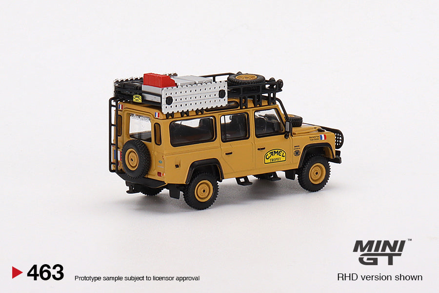 Land Rover Defender 110 1989 Camel Trophy Amazon Team France - Mini GT - Scala 1/64 MGT00463-R