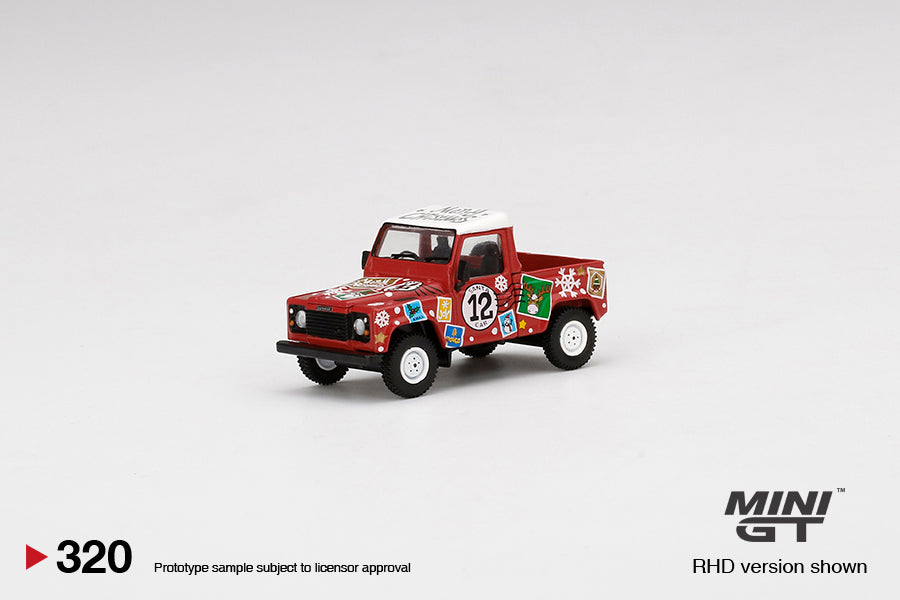 Land Rover Defender 90 Pickup - 2021 Christmas Edition - Mini GT - Scala 1/64 MGT00320-R
