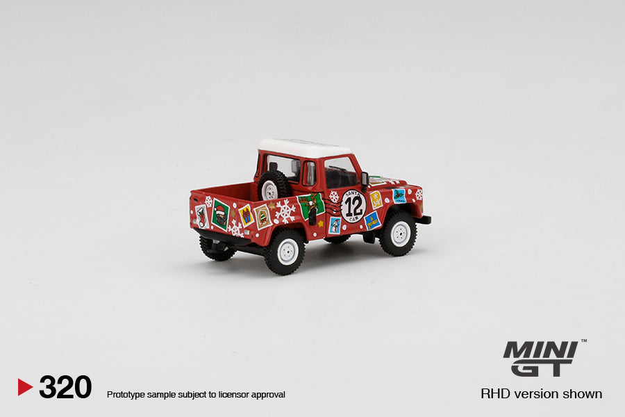 Land Rover Defender 90 Pickup - 2021 Christmas Edition - Mini GT - Scala 1/64 MGT00320-R