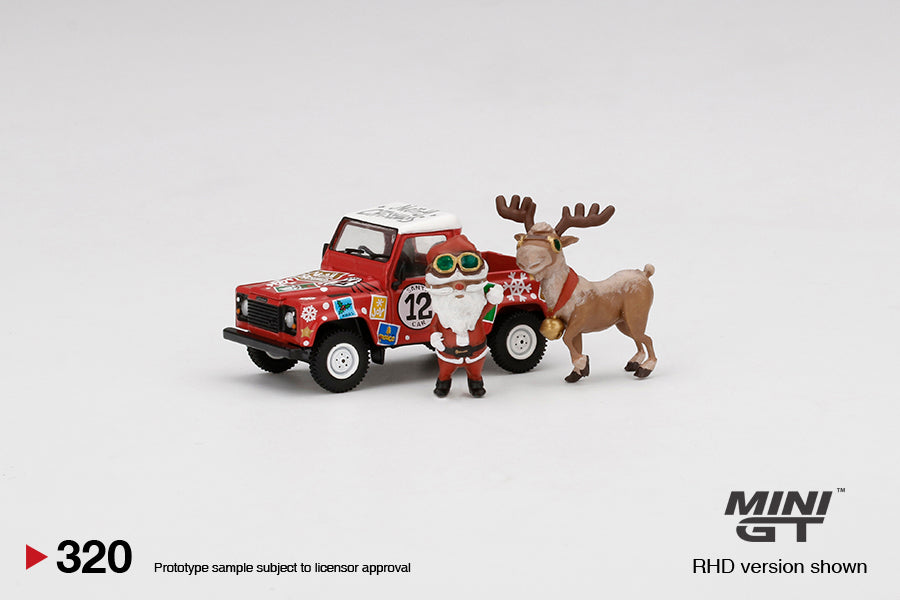 Land Rover Defender 90 Pickup - 2021 Christmas Edition - Mini GT - Scala 1/64 MGT00320-R