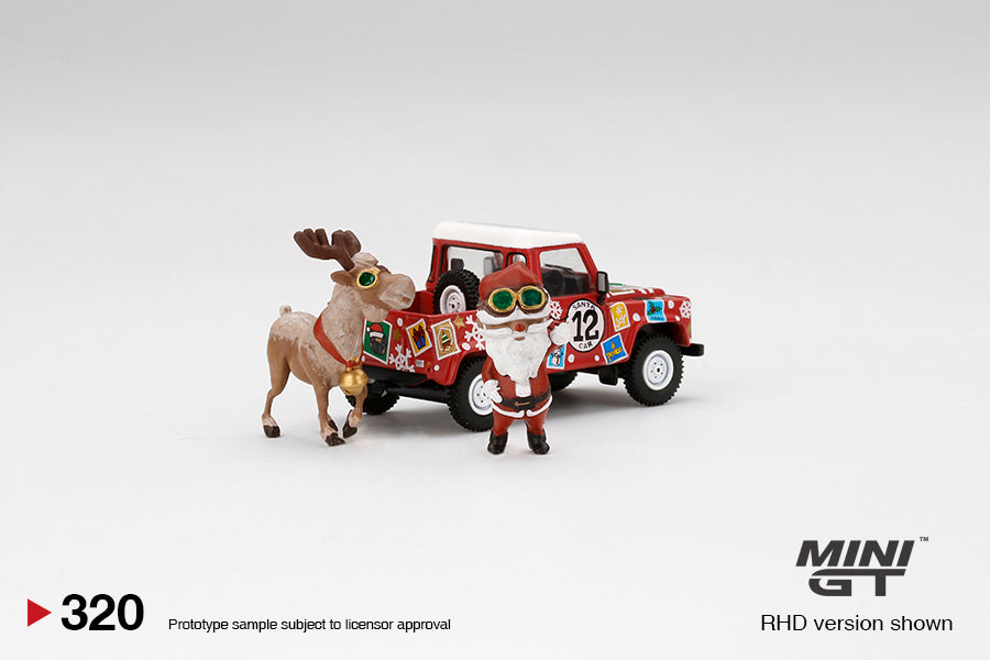 Land Rover Defender 90 Pickup - 2021 Christmas Edition - Mini GT - Scala 1/64 MGT00320-R