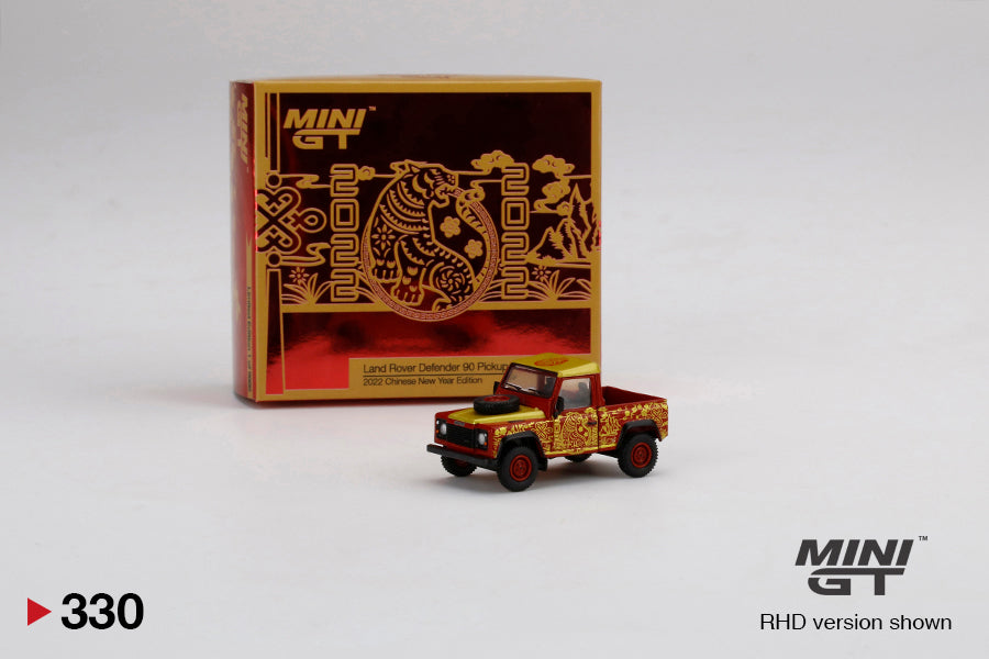 Land Rover Defender 90 Pickup - 2022 Chinese New Year Edition - Mini GT - Scala 1/64 MGT00330-R