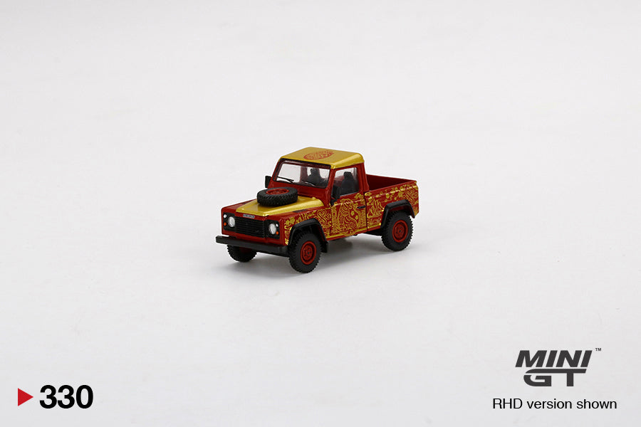 Land Rover Defender 90 Pickup - 2022 Chinese New Year Edition - Mini GT - Scala 1/64 MGT00330-R